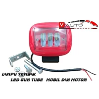 Lampu Tembak LED Sorot KOTAK - Led LENS Gun Tube Kotak MOBIL MOTOR