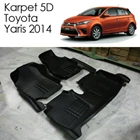 Karpet 5D Mobil Toyota Yaris 2014 - Karpet Mobil Eksclusif 5D Premium 2