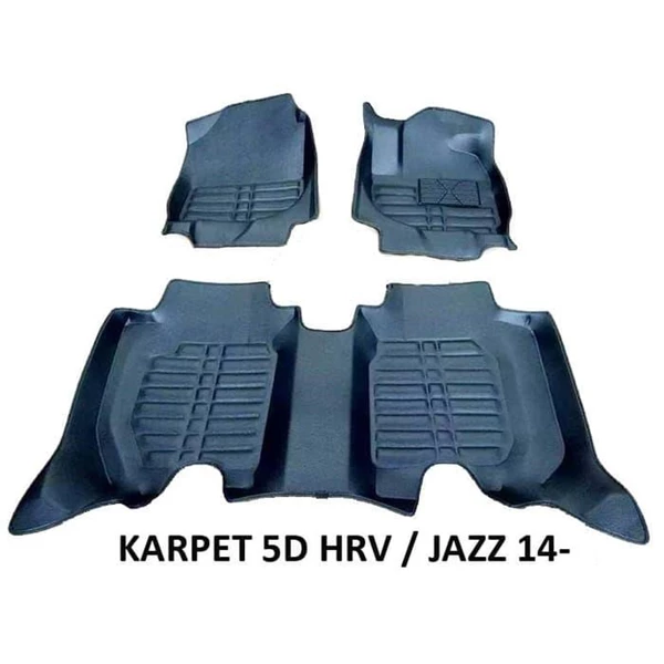Karpet 5D Mobil HRV / Jazz GK5 2014 Karpet Mobil Eksclusif 5D Premium