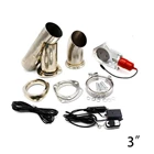 Electric Exhaust 2.5" Downpipe Cutout - E-Cut Out Valve System Remote 3