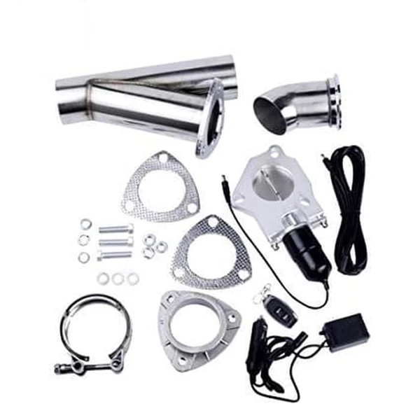 Electric Exhaust 2.5" Downpipe Cutout - E-Cut Out Valve System Remote
